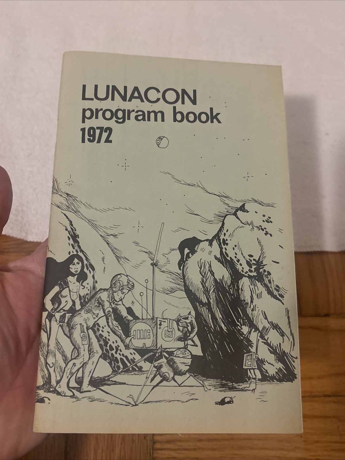 1972 LUNACON Program Book Convention 16 Pages Vintage FREE SHIP
