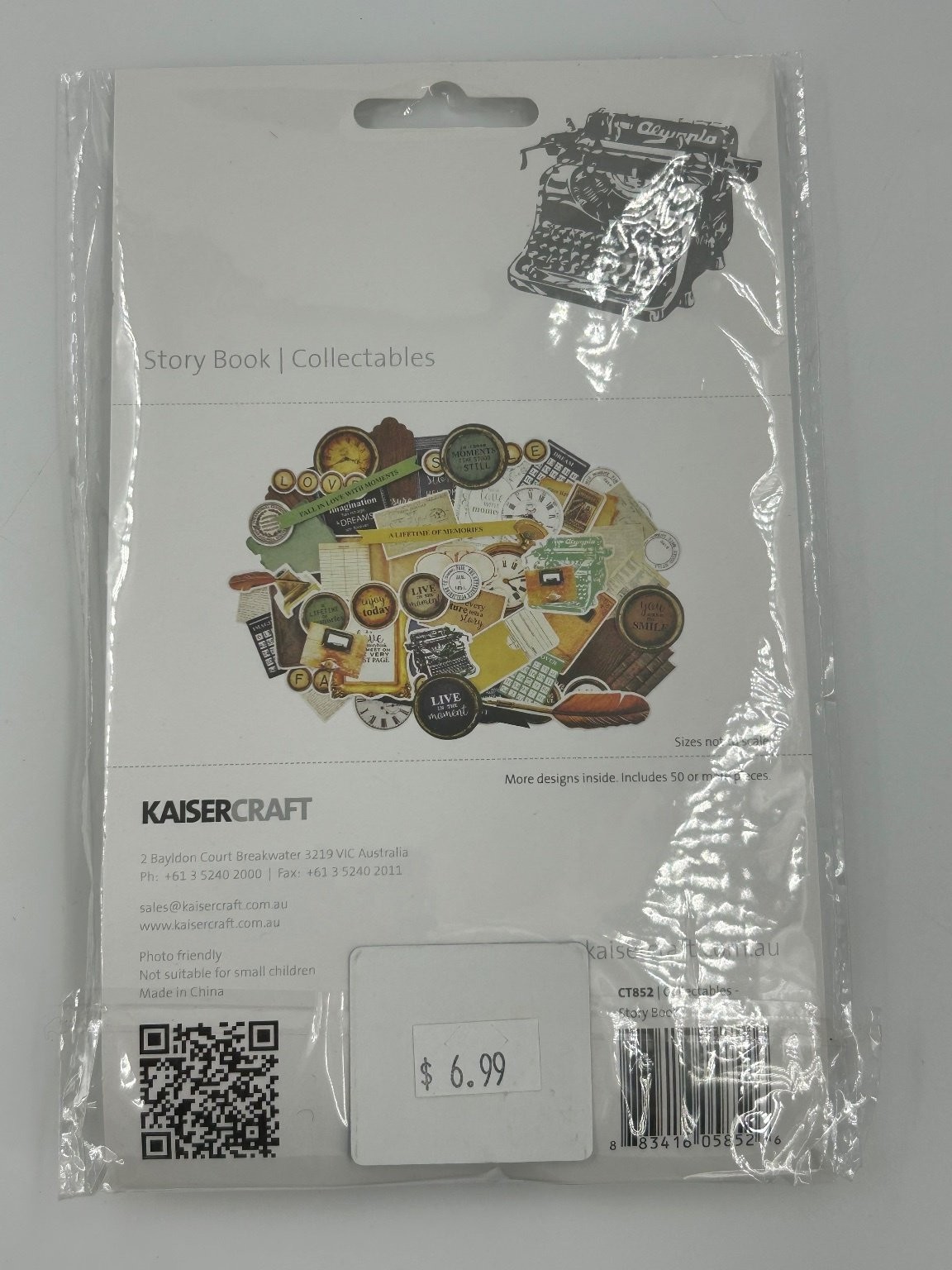 KAISERCRAFT Story Book Collectables Die Cut Shapes CT852 Scrapbooking New