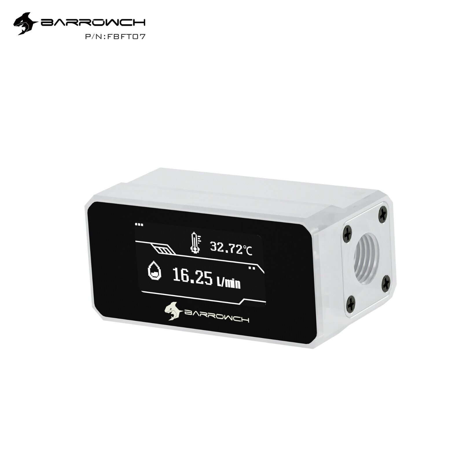 Barrow BarrowCH Water Temperature Meter Flow Meter OLED Display FBFT07 2 Colors
