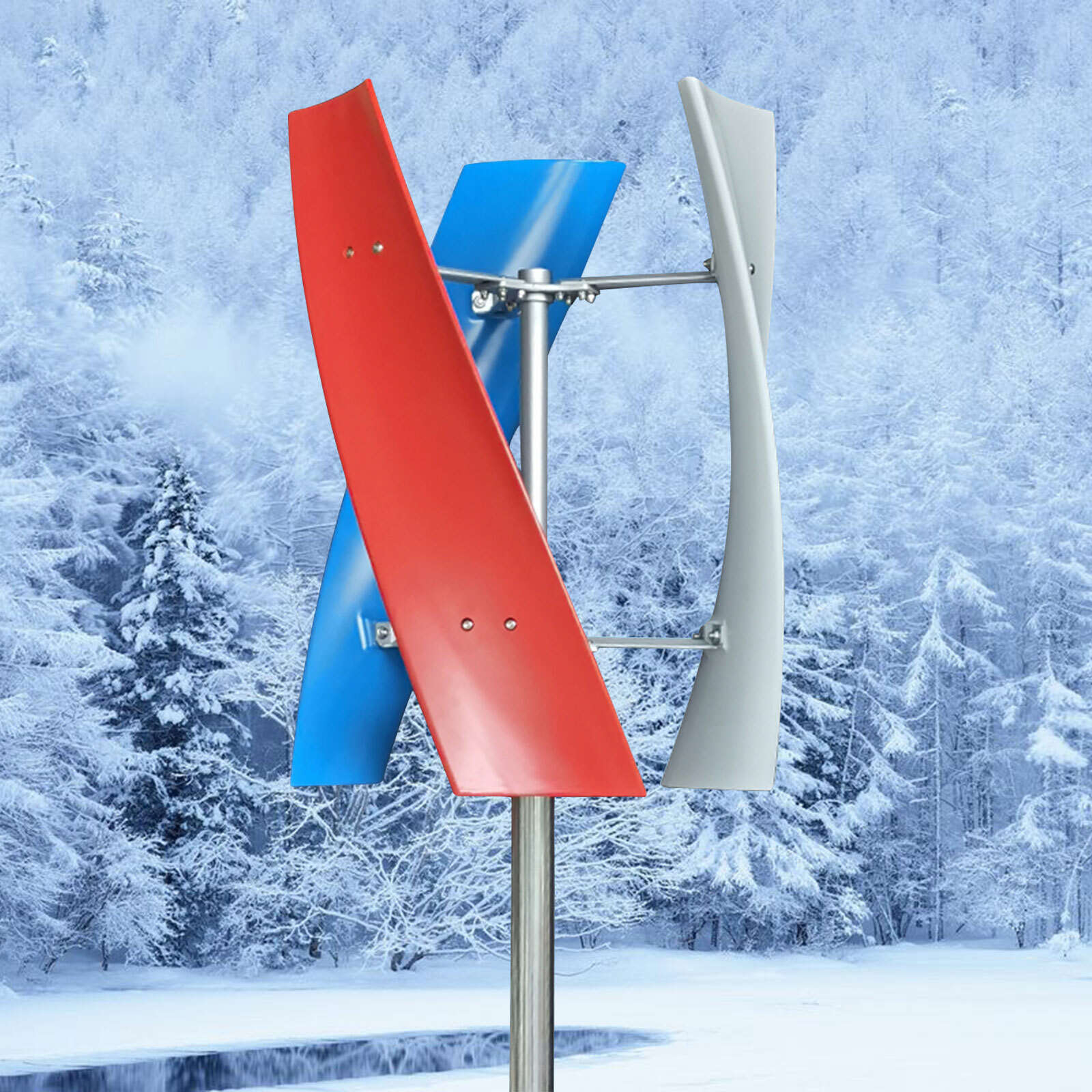 400W Vertical Axis Wind Power Turbine Generator Controller Home Windmill Kit 24V