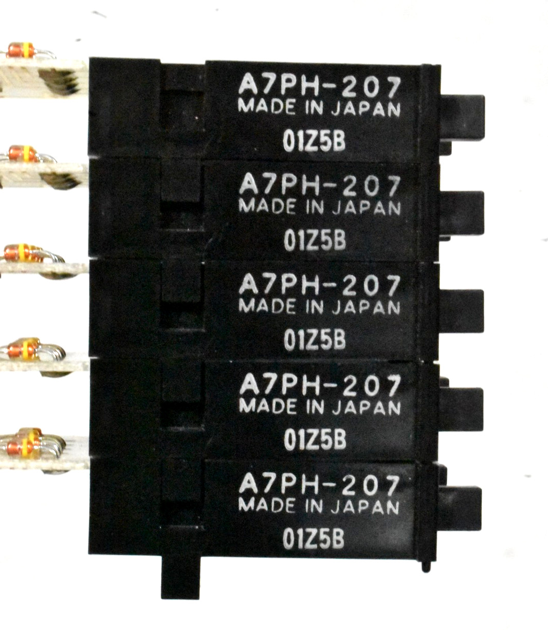 Omron Thumbwheel Switch 5 Piece A7PH-207 Assembly
