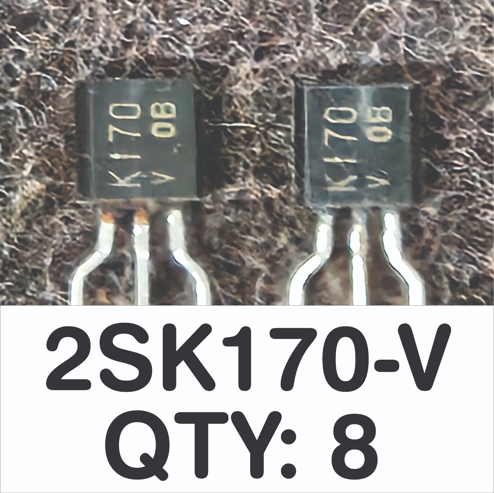 Qty 8 2SK170V Toshiba J-FETs - NEW - "V" / Violet Grade 12-20mA