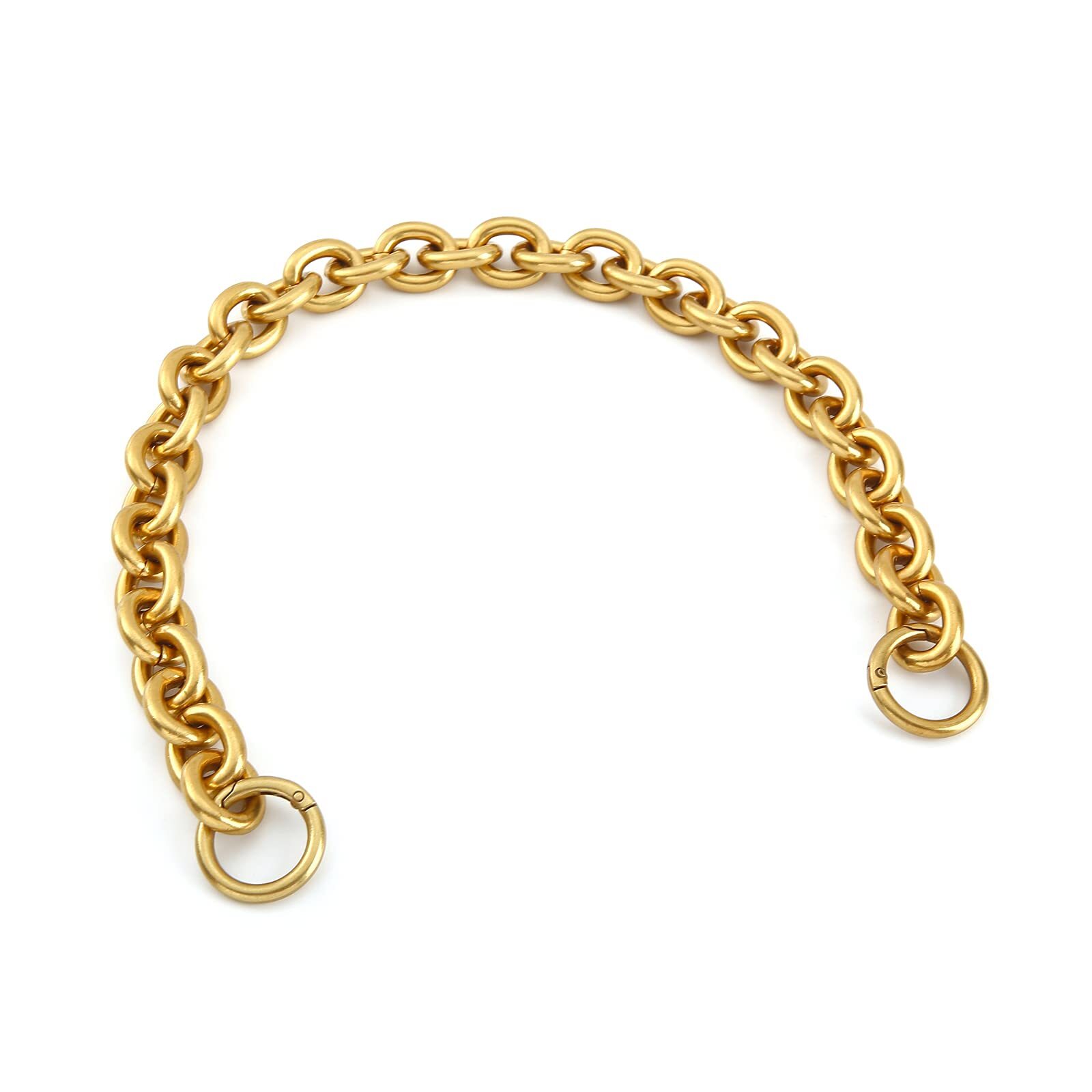 Fashionable Heavy Aluminum O Shape Metal Purse Chains Handle Shoulder Straps ...