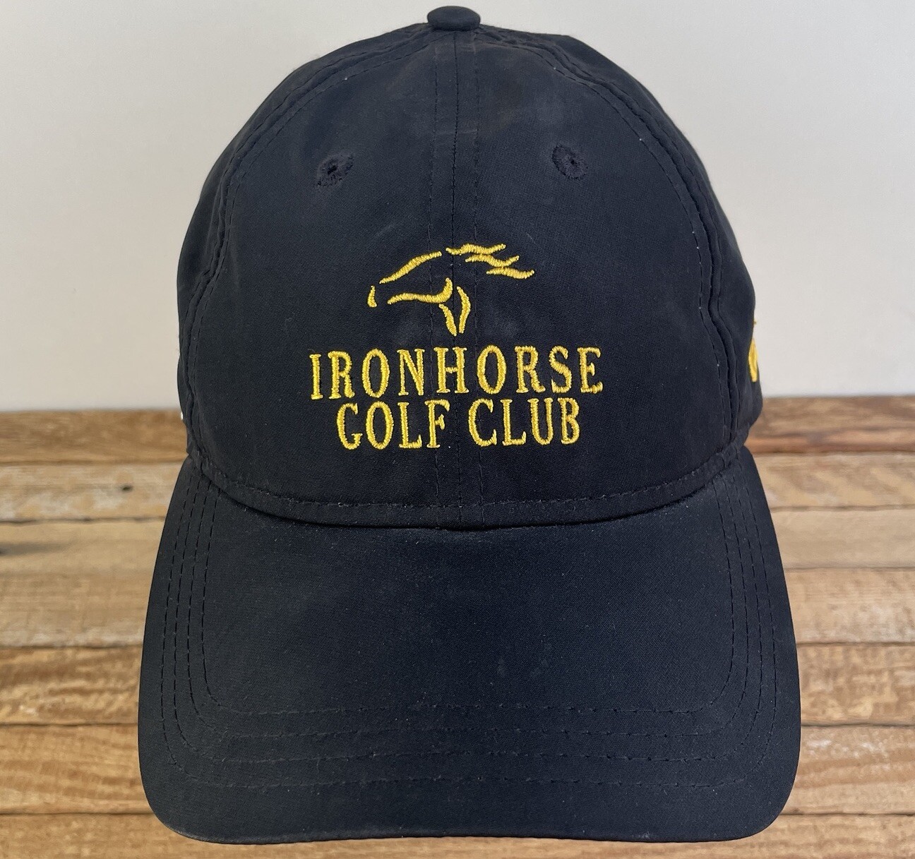 Ironhorse Golf Club Hat Cap Mizzou Adjustable Black Gold New Era Golf