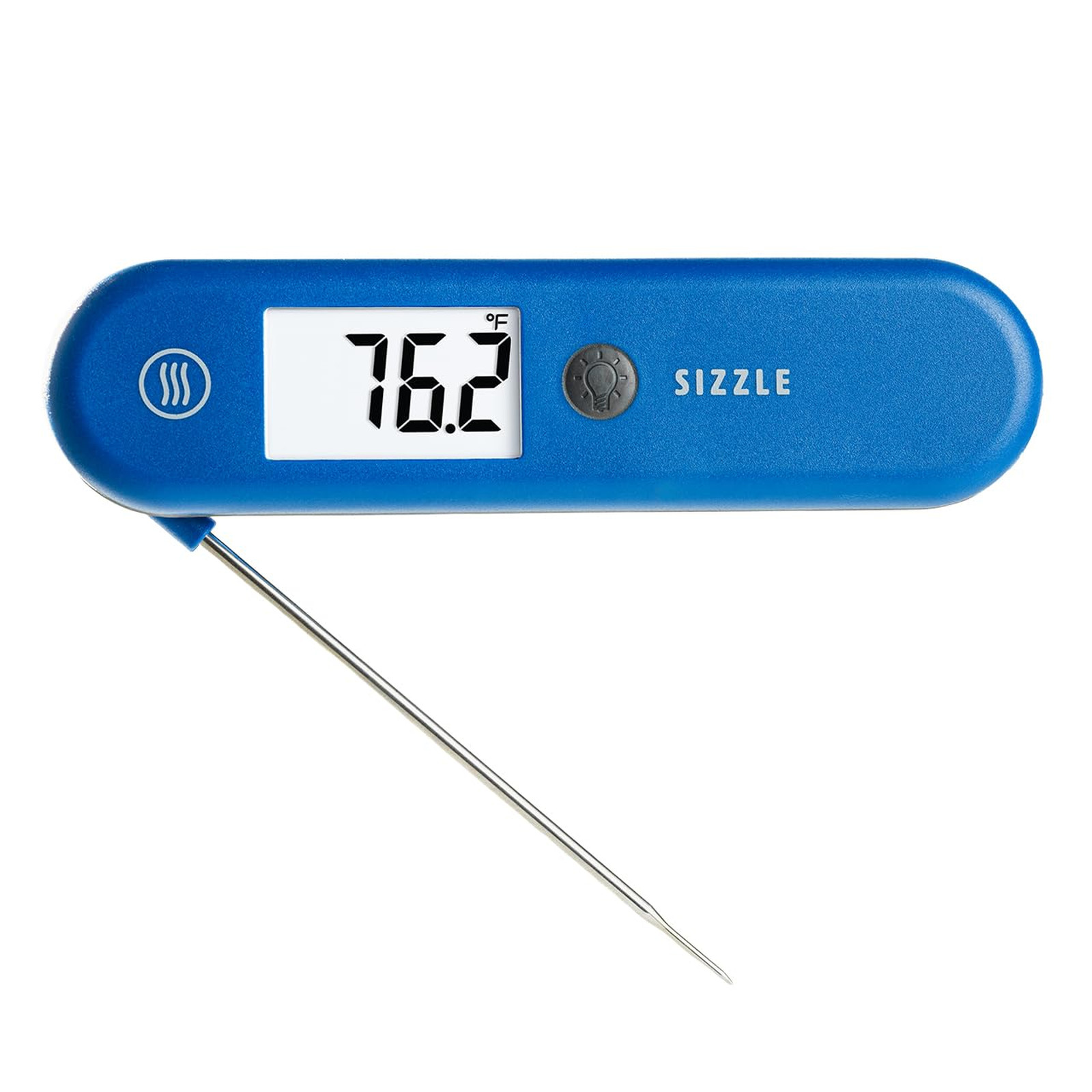 Digital Meat Thermometer, Waterproof, Folding Probe, Magnetic Back