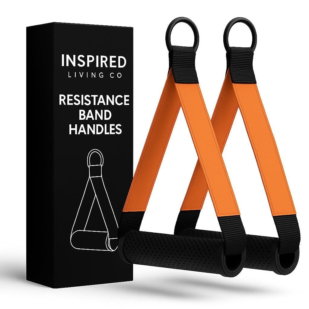 Inspired Living Co. D Handle Cable Attachment 2-pack Â Heavy-duty Gym Cable H.