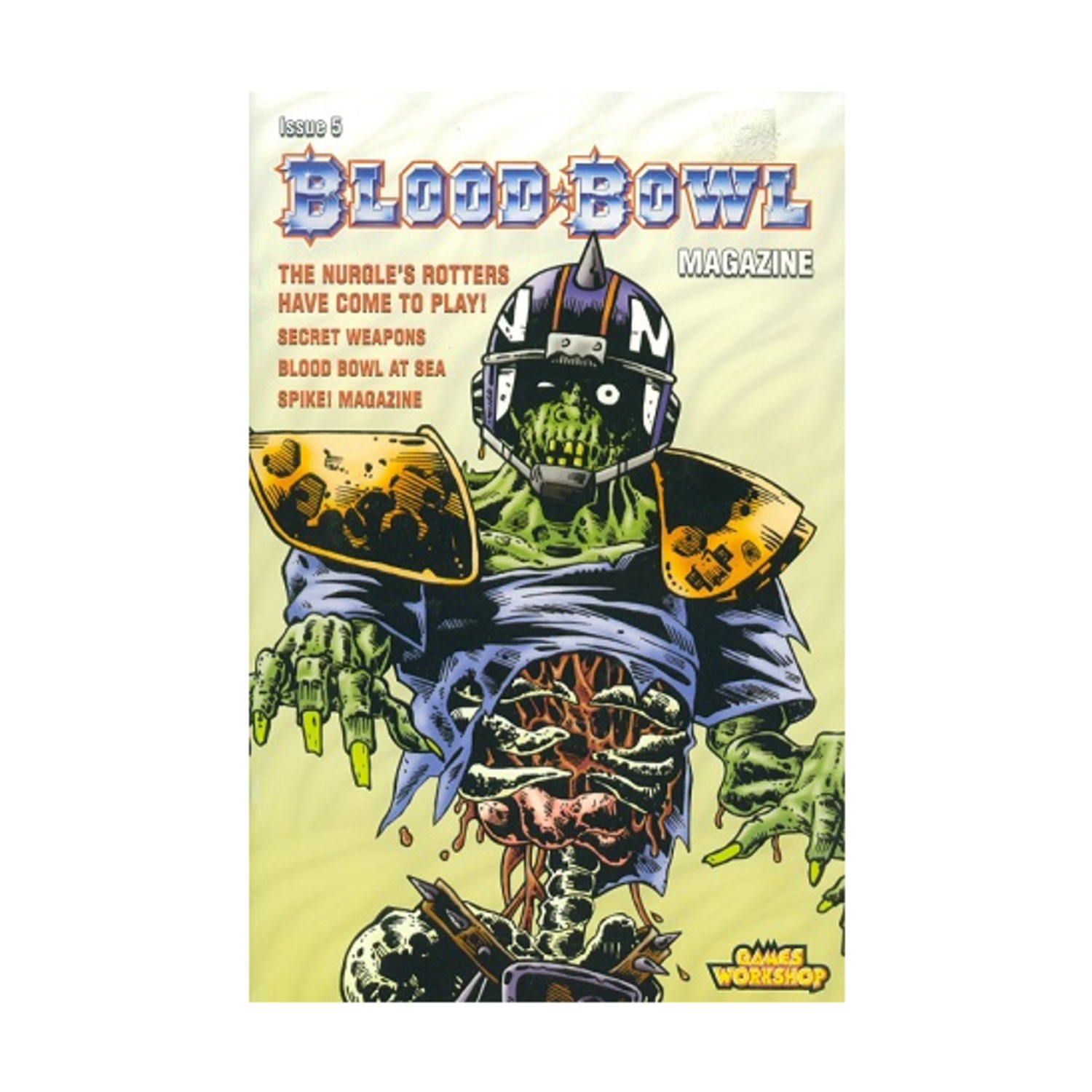 GW Blood Bowl Mag #5 "Nurgle Rotters, Secret Weapons" Mag EX