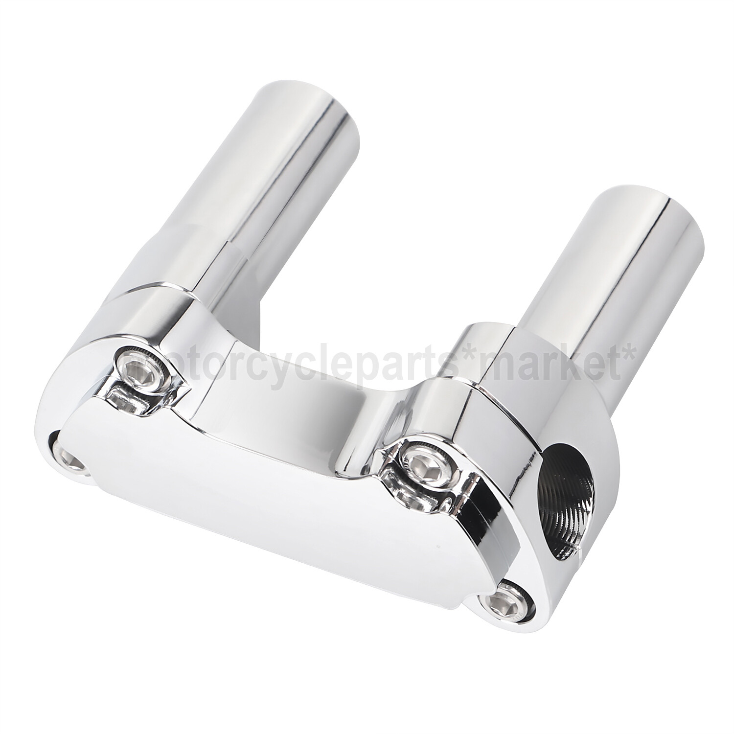 3.5" Handlebar Risers & Top Clamp For Harley Dyna FXDF FXDB Heritage Softail