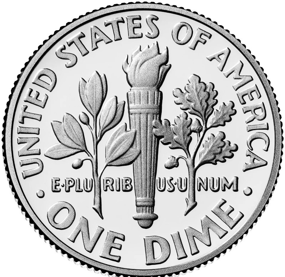 2024 S 10C PROOF ROOSEVELT DIME GEM DEEP CAMEO COIN