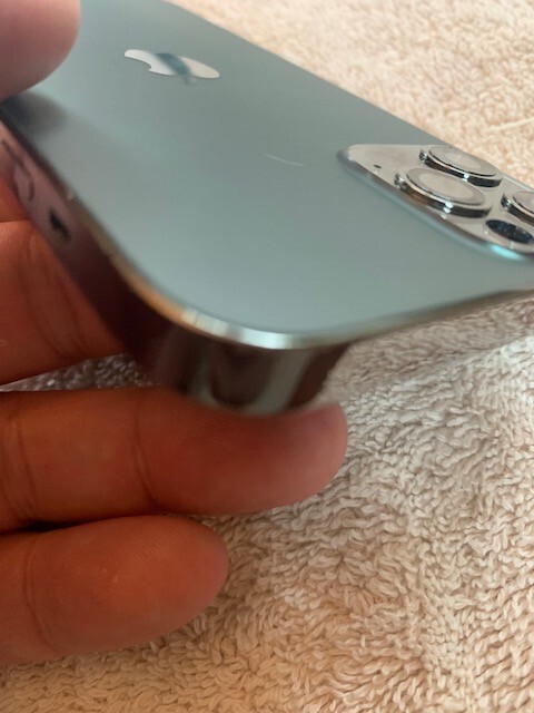 Apple iPhone 12 pro grey back rear housing glass chasis ( B )