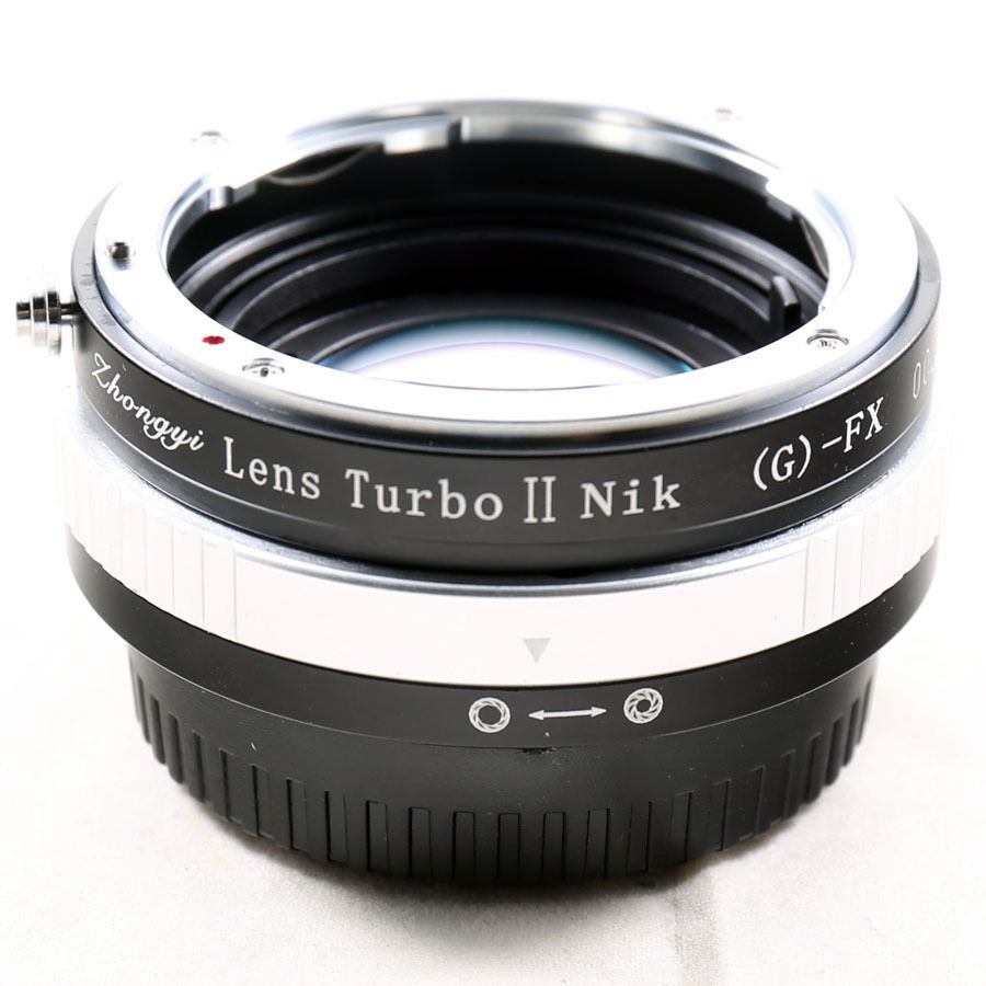 Zhongyi Lens Turbo II Focal Reducer Booster Adapter Nikon F AI to Fujifilm FX X