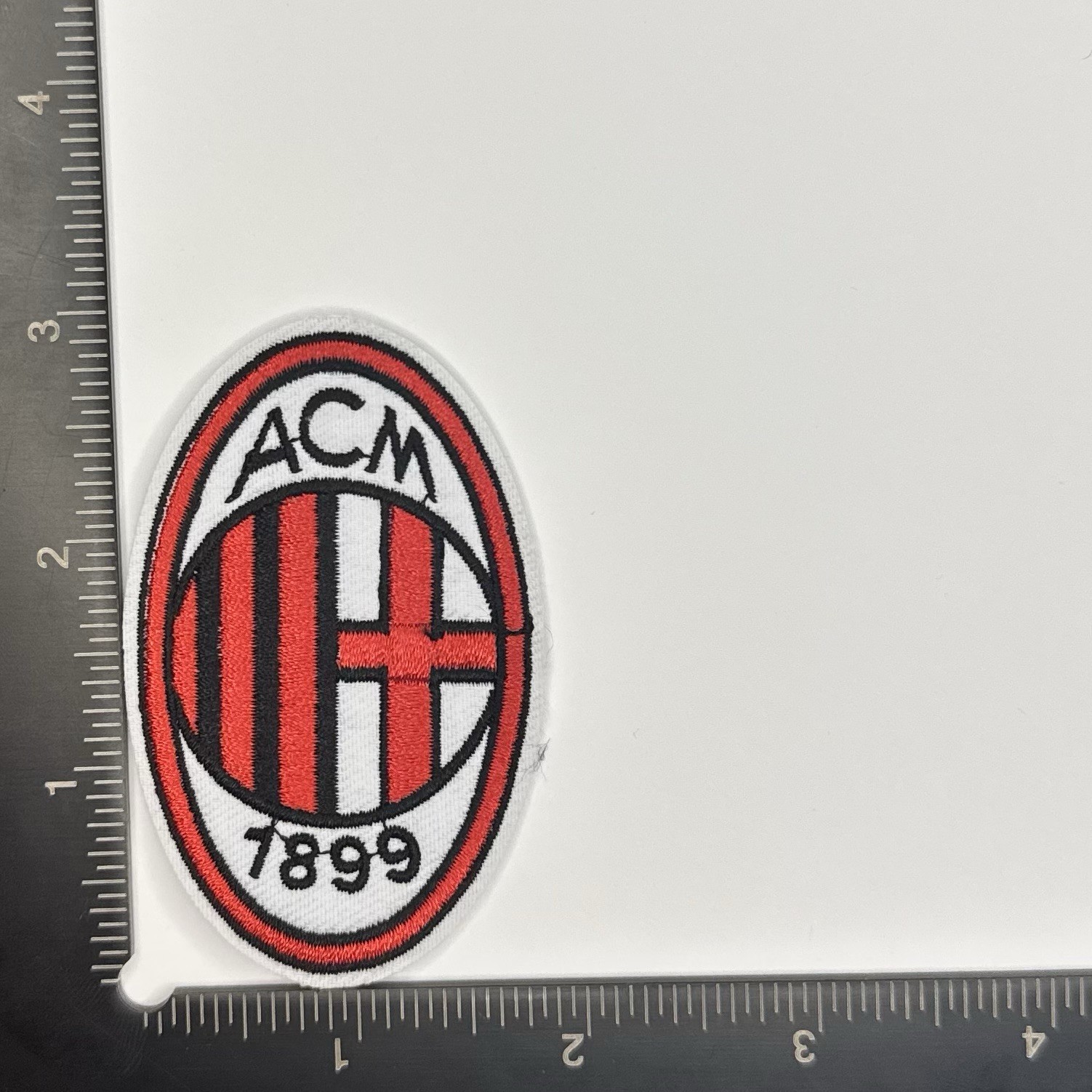 AC Milan ACM Italian Serie A football Soccer Club Iron/Sew On Patch