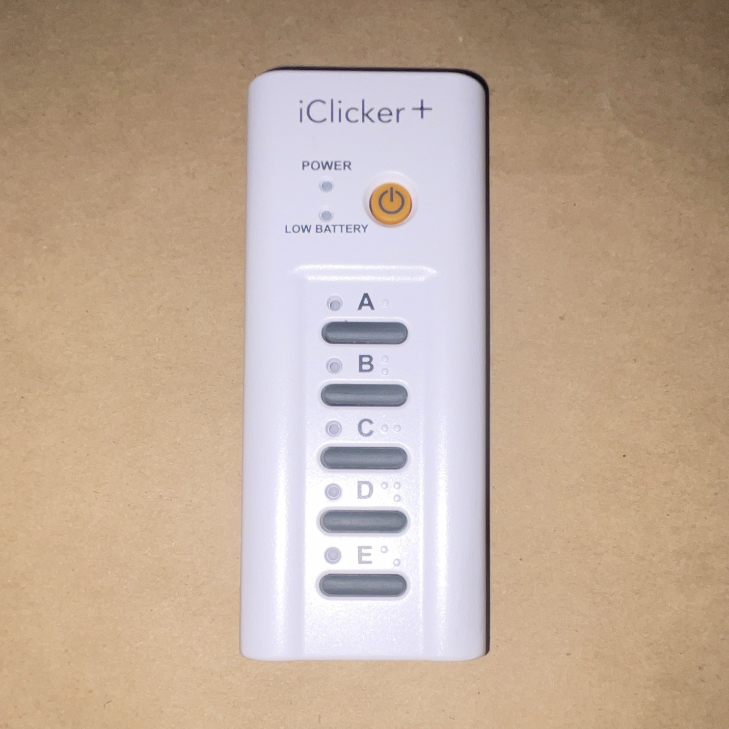 iClicker+ RLR15 Student Response Remote Control Clicker Wireless White