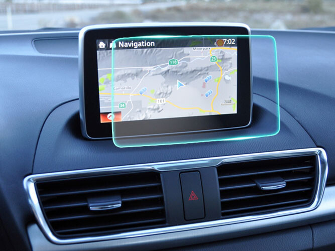 Crystal Clear Screen Protector for 2016 Mazda Mazda 3 Vehicle Navigation