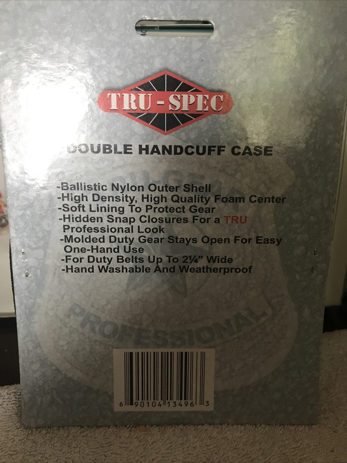 Tru-Spec Tru Gear Double Hsndcuff Case. Black