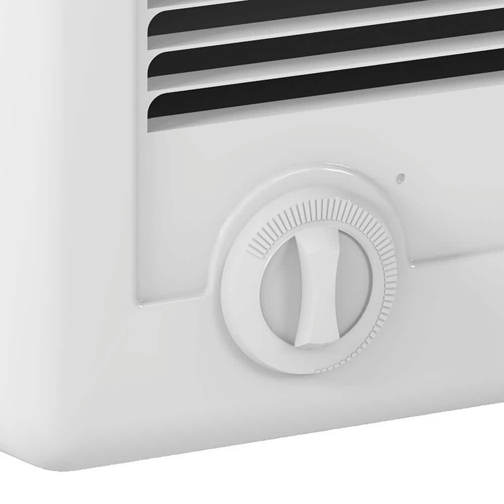 CADET White Twin Knob Com-Pak Plus/Com-Pak Heater Accessory