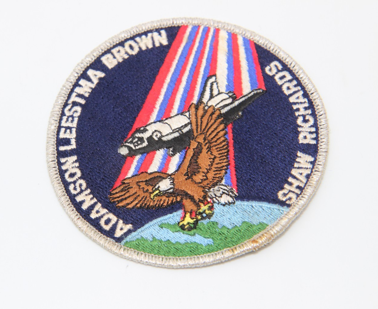 NASA Space Shuttle Mission 4" Patch Adamson Leestma Brown Shaw And Richards