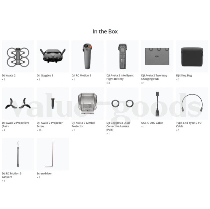 DJI AVATA 2 Fly more combo + FPV remote controller 3 + 6 filters ND.