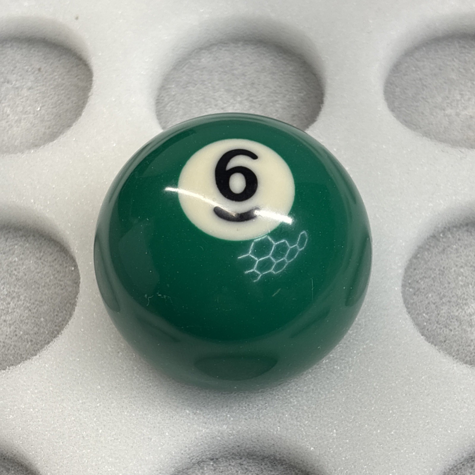 Billiard Pool Ball Replacement Standard 2 1/4 inch - Green Ball #6