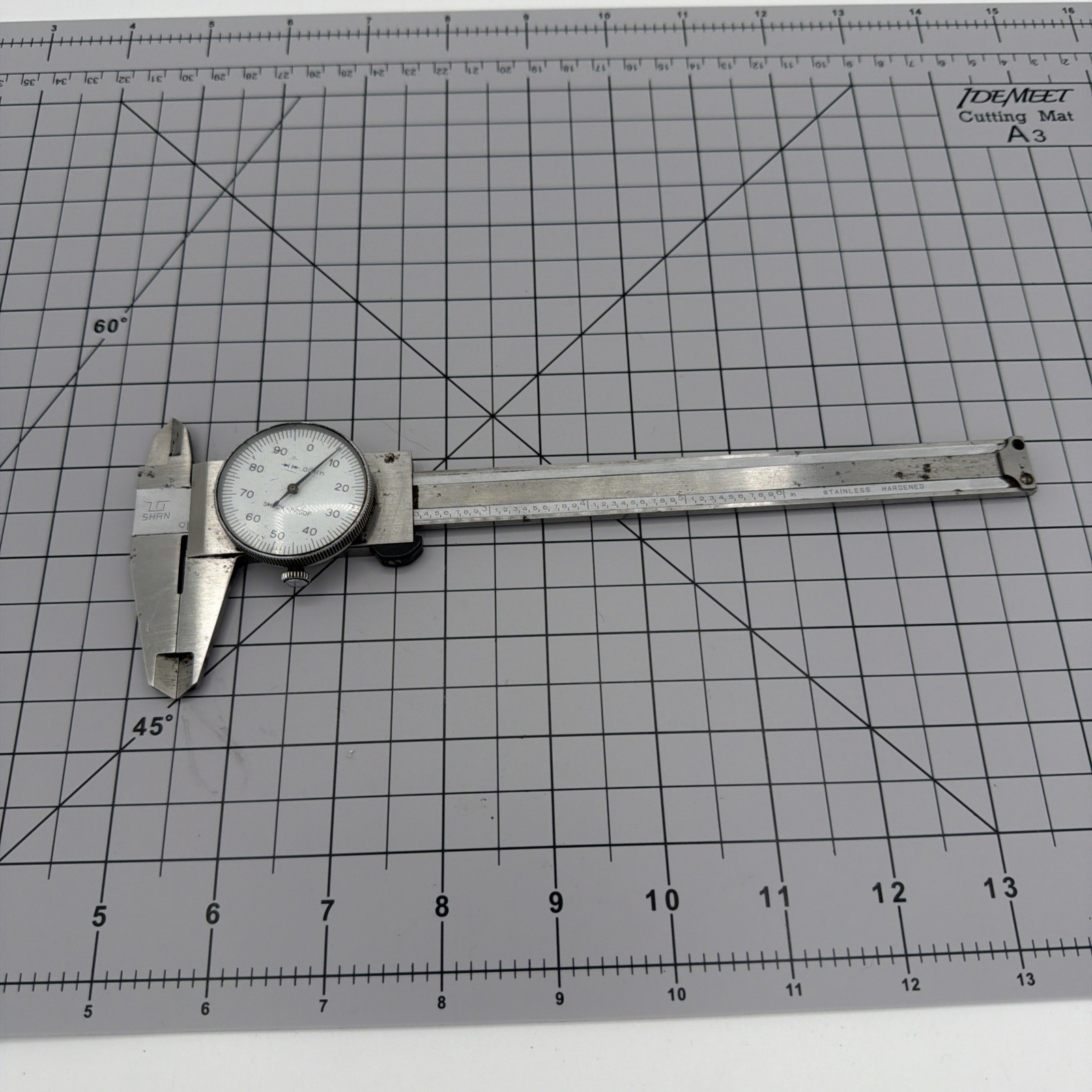 Shan Dial Caliper 90 368 Shock Proof .001 inches