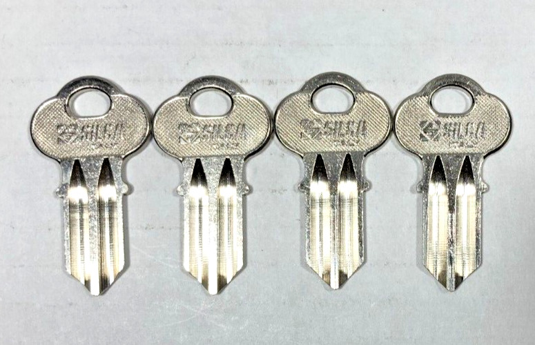 Silca Italy CH8 CH-8 Lot 4 Key Blanks Uncut New Old Stock
