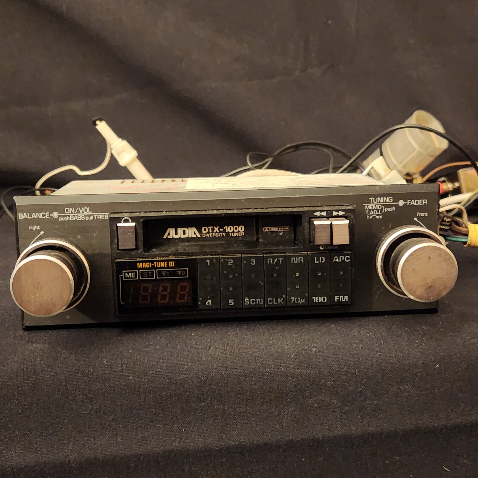 Clarion AUDIA STEREO DTX-1000 Cassette Player Receiver Deck Vintage Rare