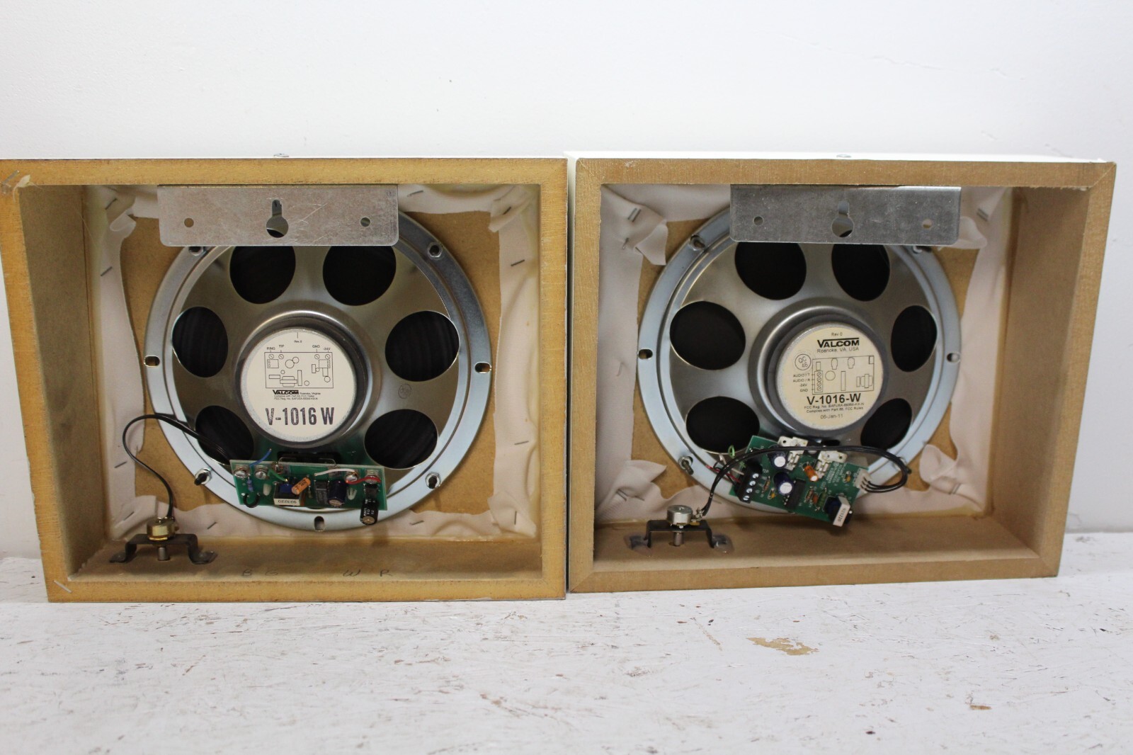 Valcom V-1016 On-Wall Paging Speakers (X2)