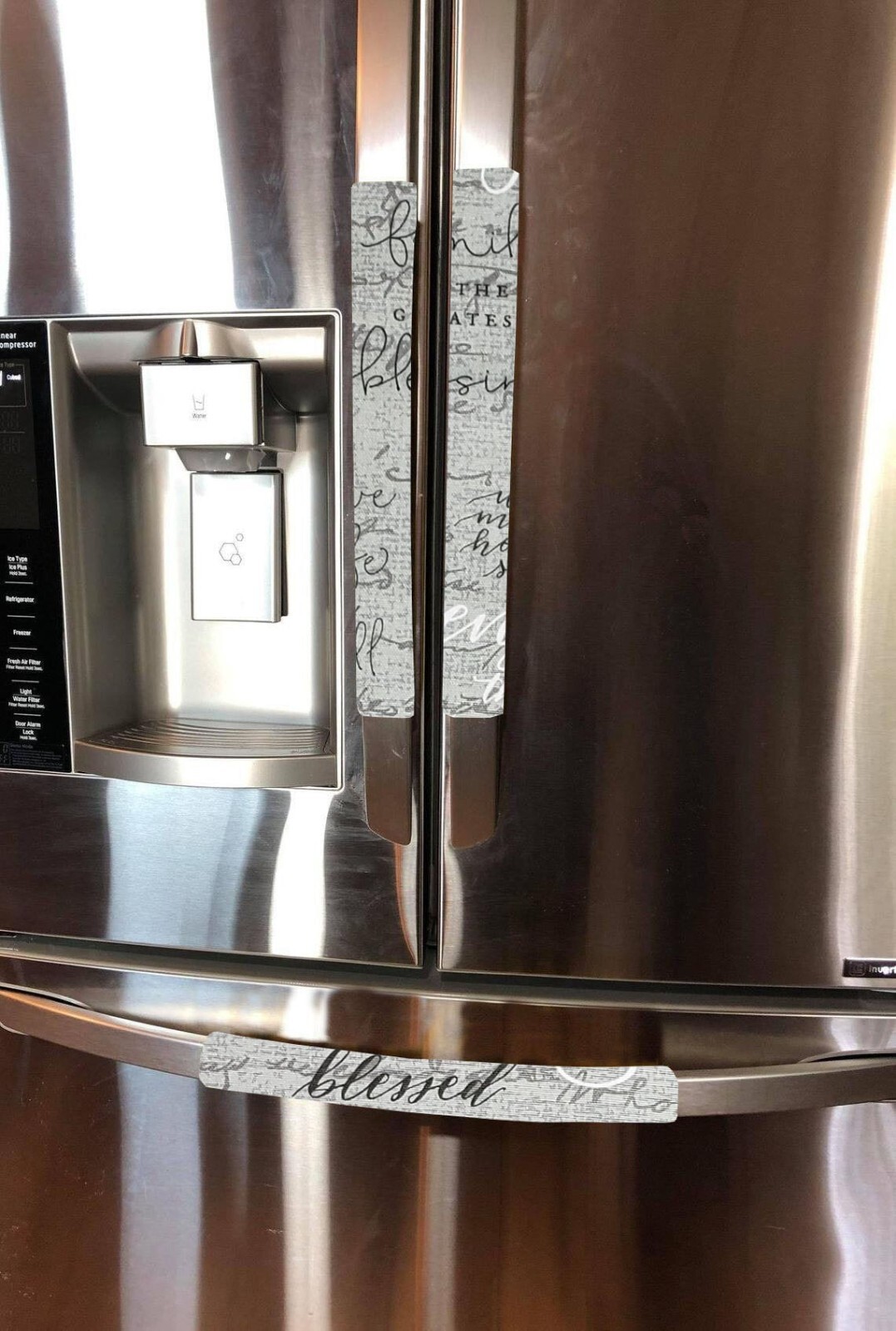 Family Love Words Refrigerator Oven Dishwasher Handle Covers