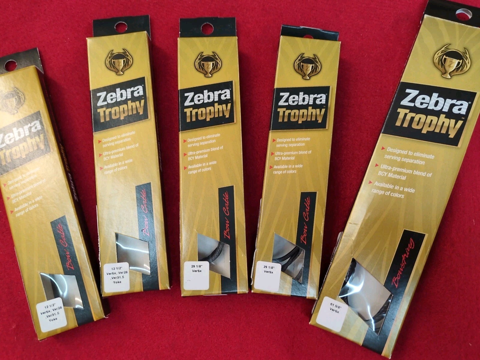 Zebra Trophy Complete String/Cable Set  Vertix