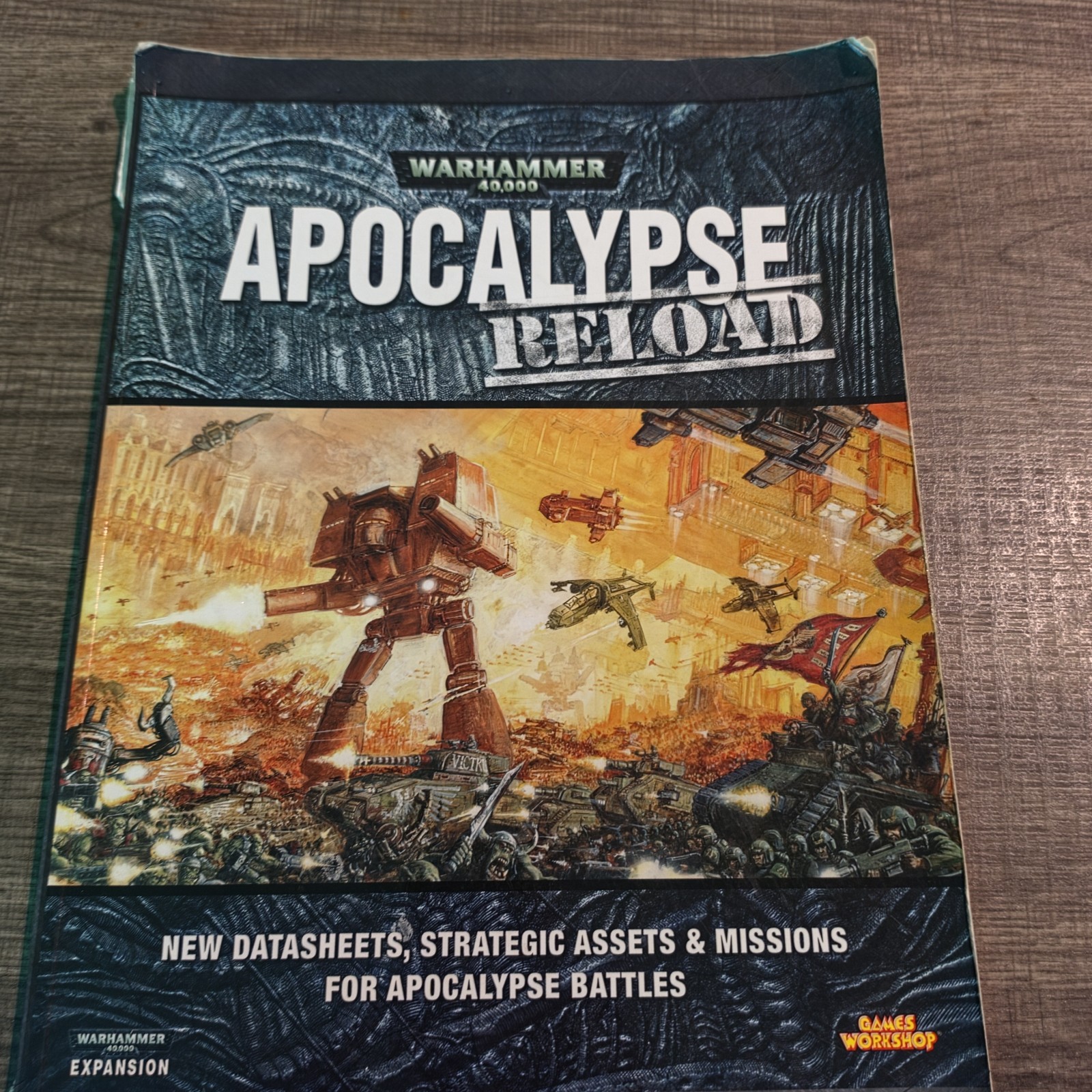 Warhammer 40K: Apocalypse Reload Rulebook 2008 Soft Cover