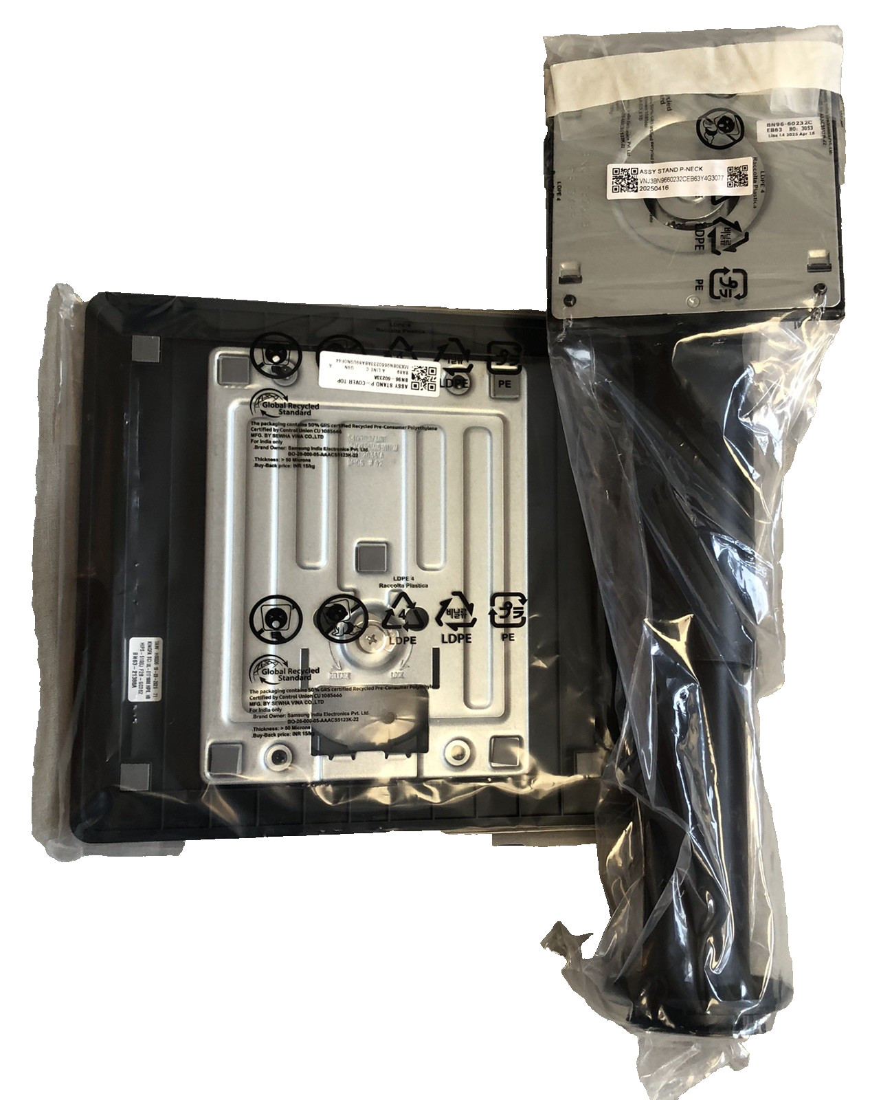 Samsung Monitor Assy Stand BN96-60233A + P-Neck BN96-60232C For 24" S24D408GAN