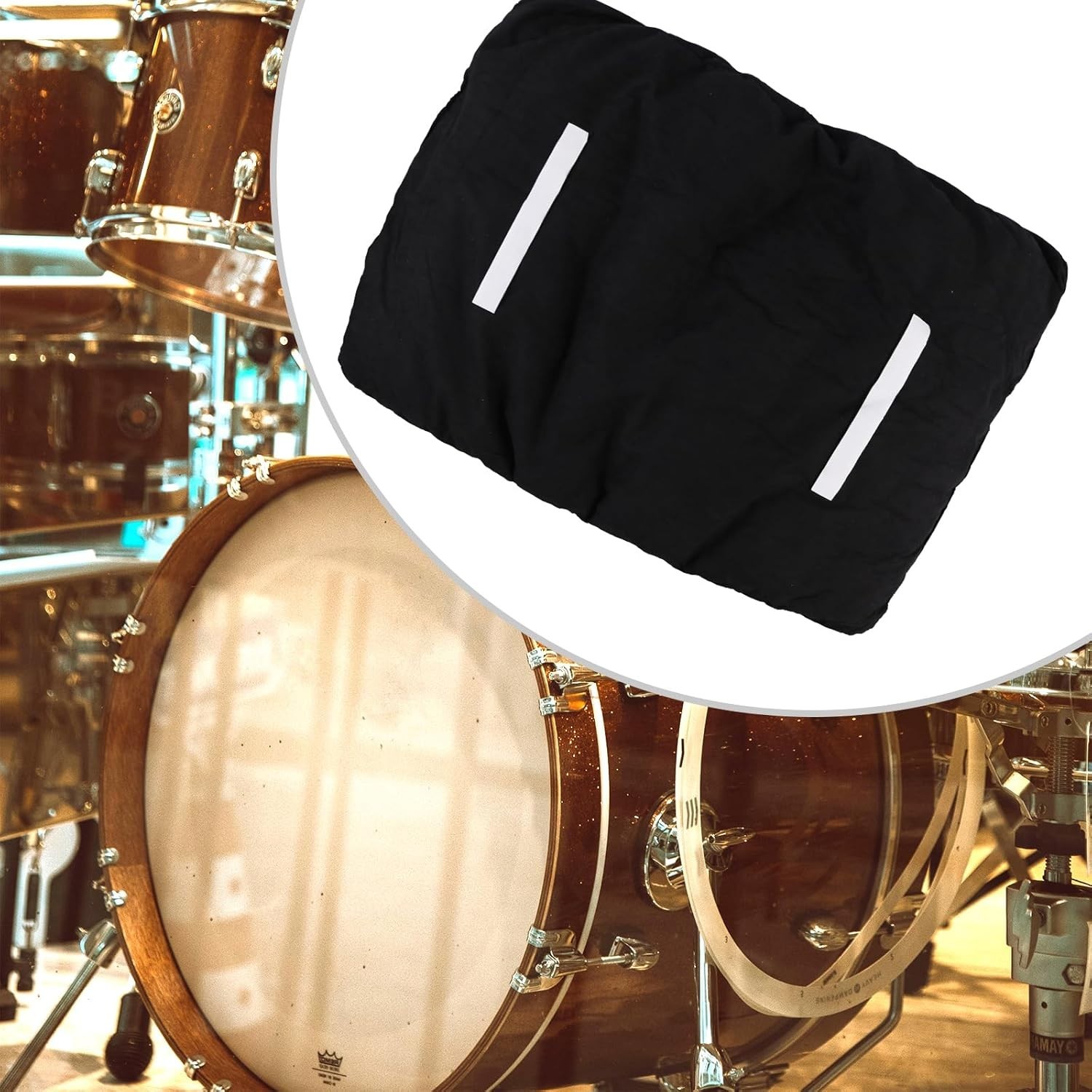 Bass Drum Pillow Drum Muffling Pillow for 22-24 inches Bass Drum Dampening Pi…