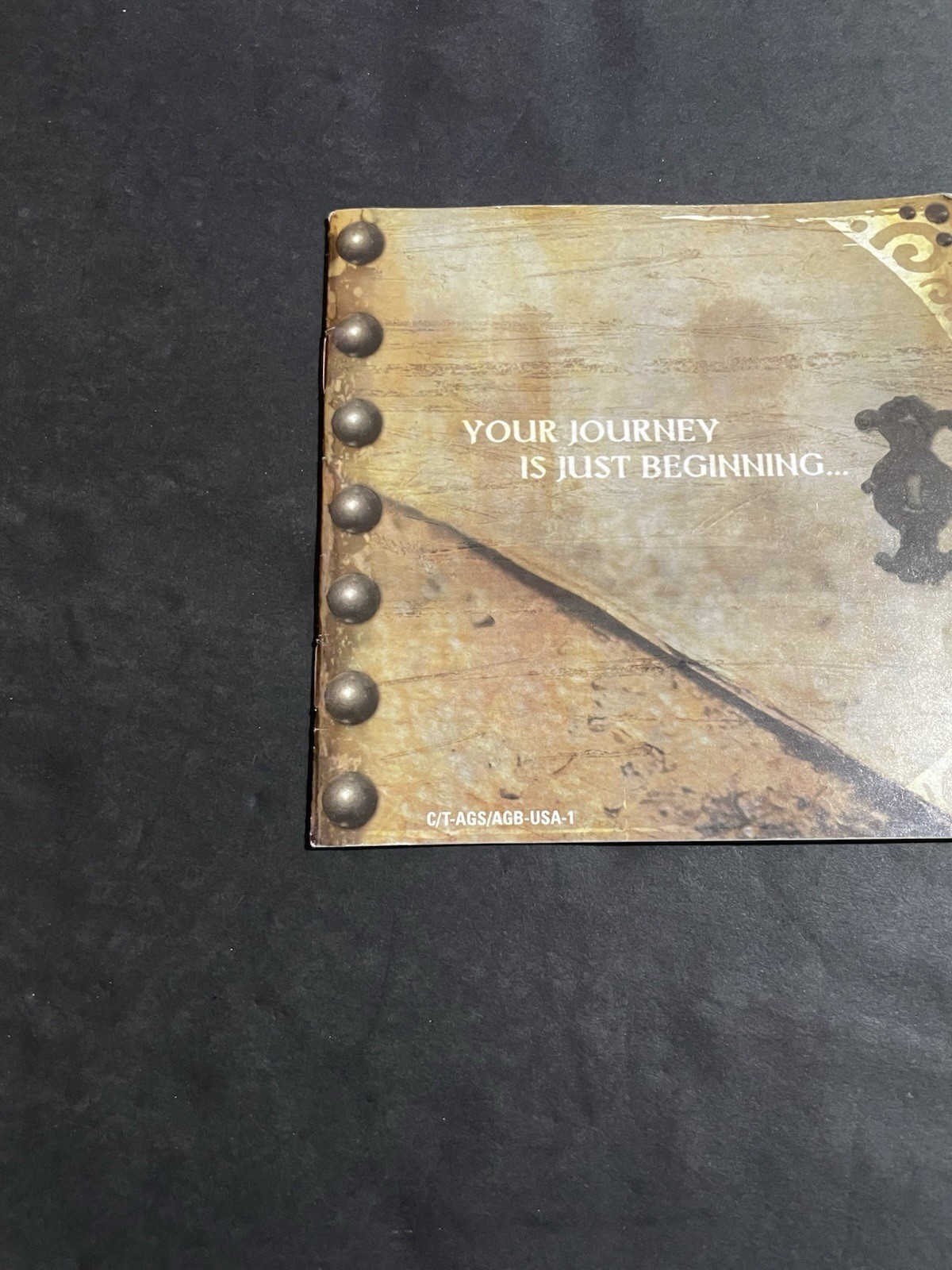 Nintendo gameboy advance journey is the beginning Insert GBA