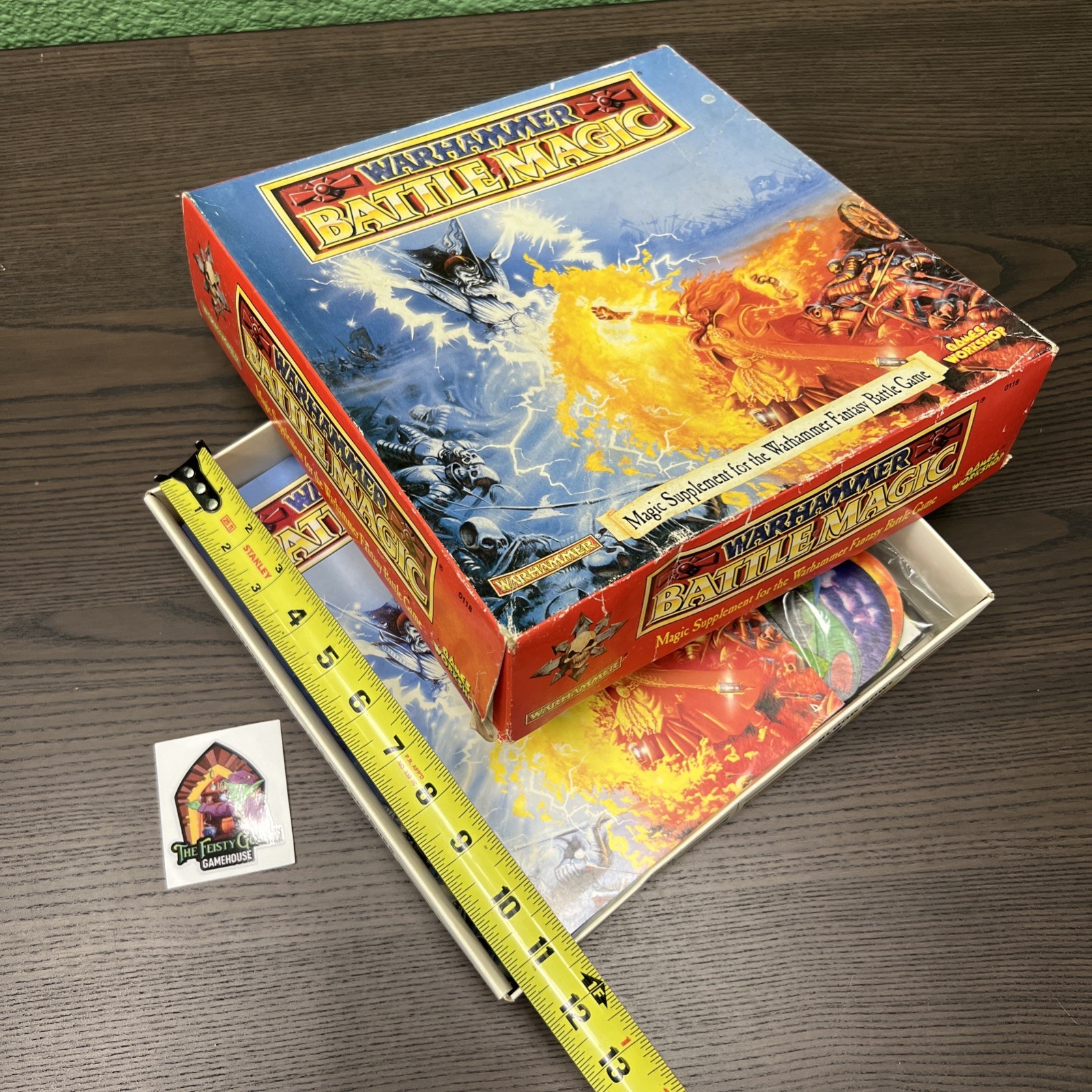 Battle Magic Warhammer Games Workshop Supplement 1992 Rulebook Spell Cards Magic
