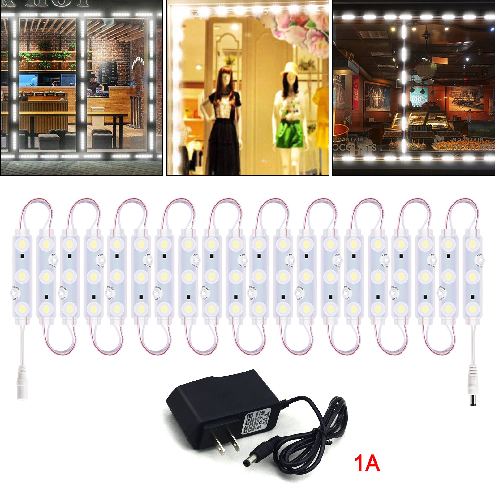 White LED Window Lights LED Module Waterproof Storefront Light Business 5730 SMD