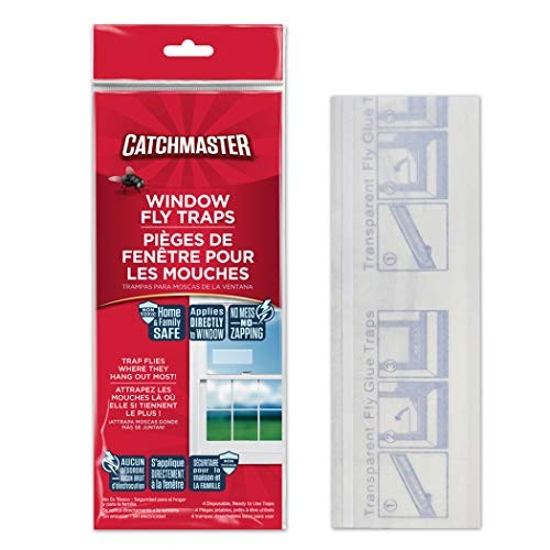 Bug & Fly Clear Window Fly Traps - Pack of 48 Traps