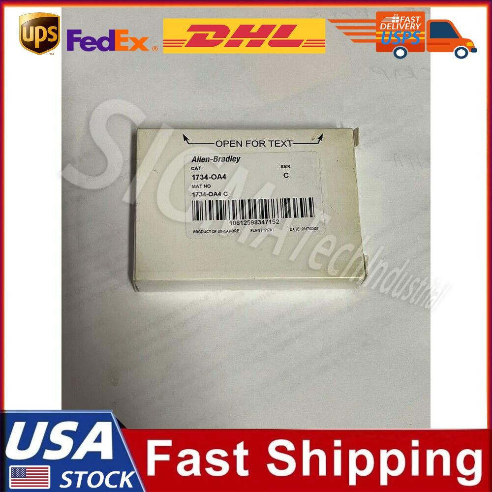 New Sealed 1734-OA4 I/O 4 Point Digital Output Module AB 1734OA4 PLC US USA