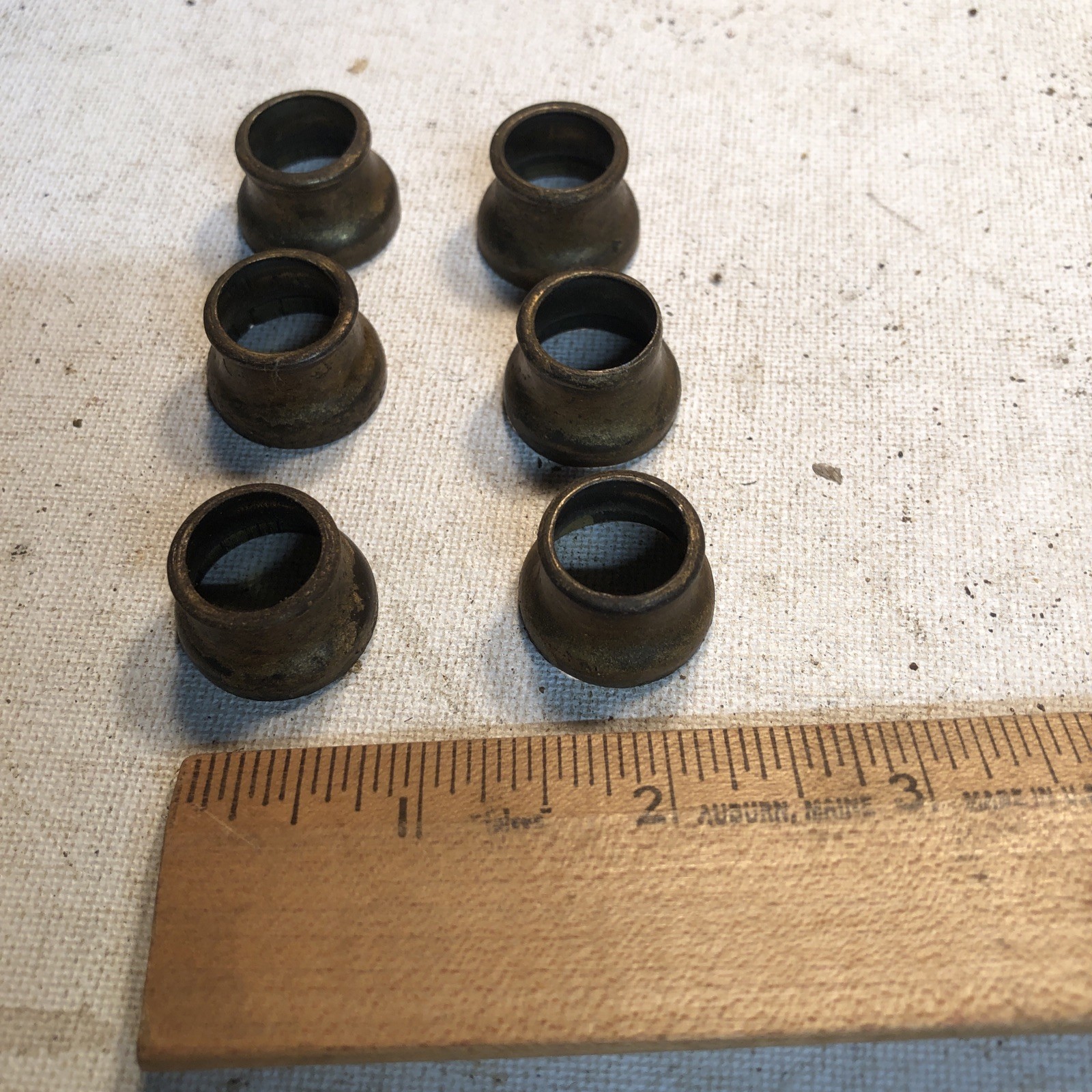 Antique Vintage Braze NYC Art Deco Table Lamp 6 Spacer Parts