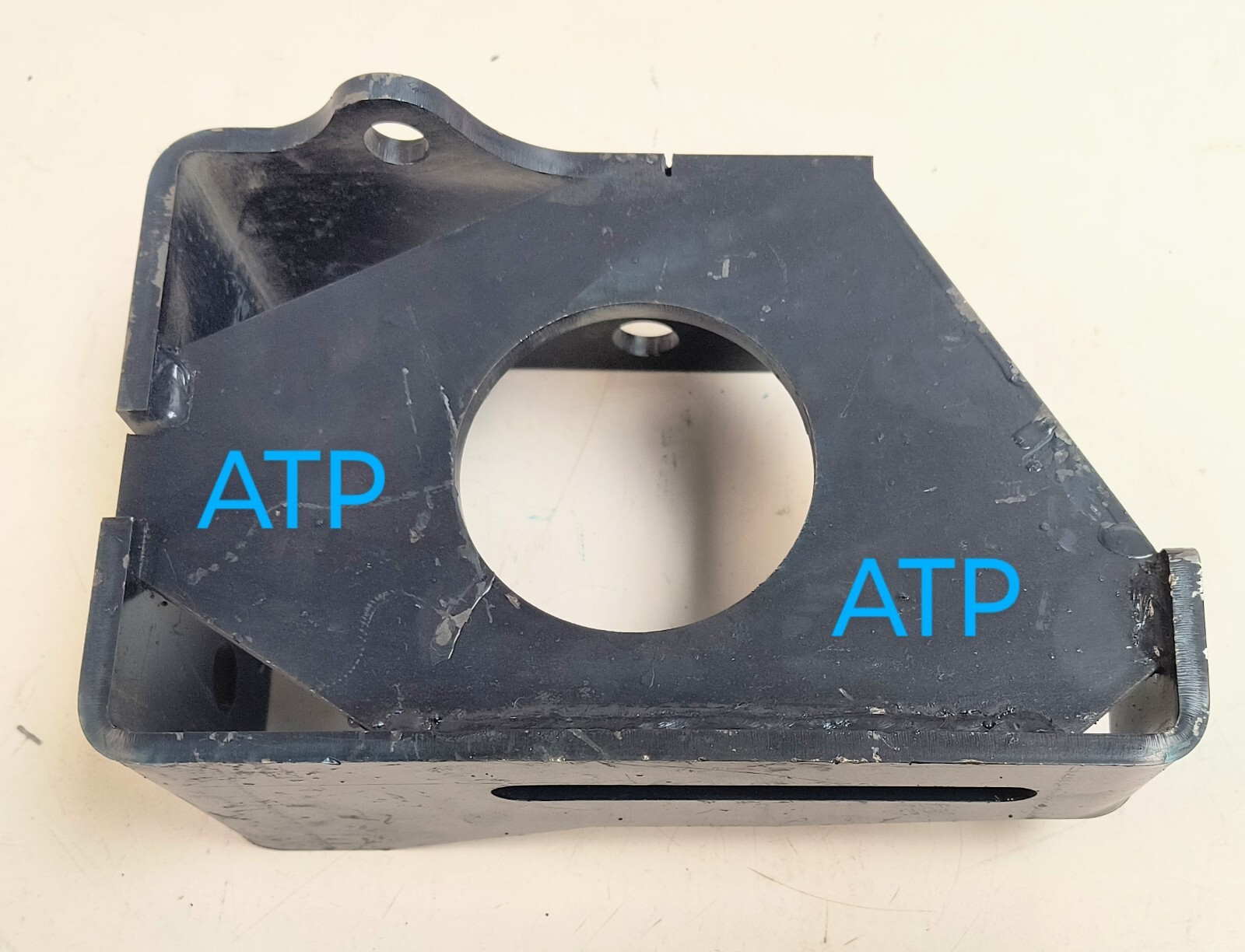 KENWORTH  T800 A85-1242 BRACKET-HOOD HINGE LH EXTREME DUTY FABRICATED STEEL