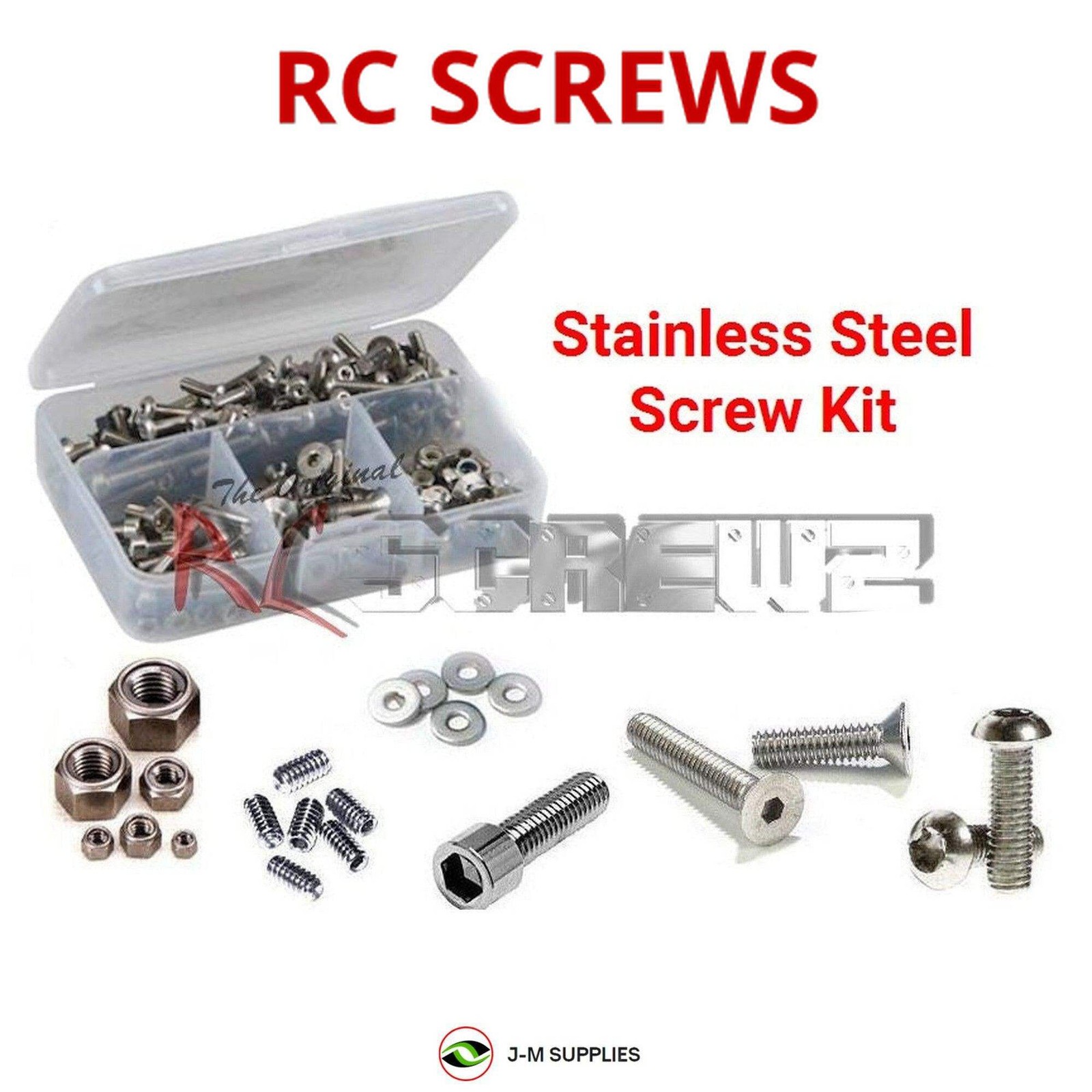 RCScrewZ Metric Stainless Screws cus006m for Custom Works Rocket Late Model Elec