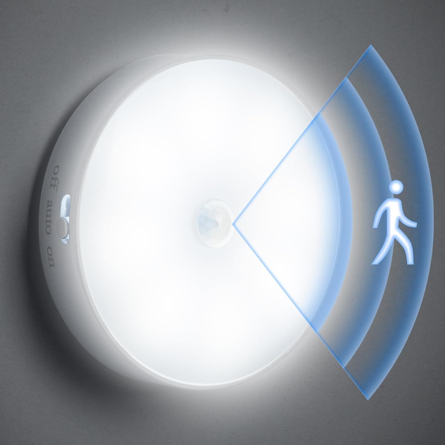 Motion Sensor Night Light 2 Pack LED Light, White