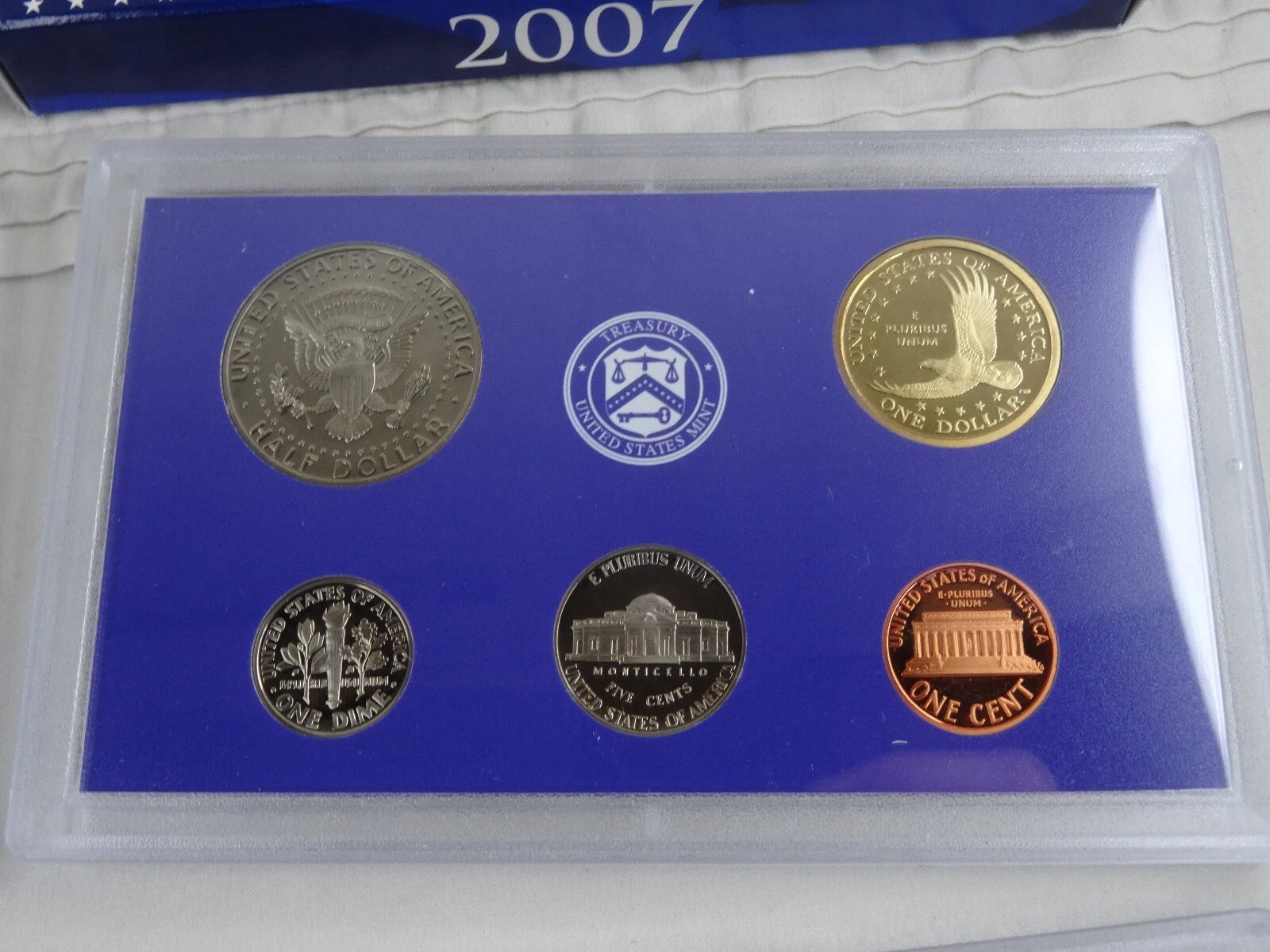 2007-S US Mint Proof Set Original Government Packaging W/COA