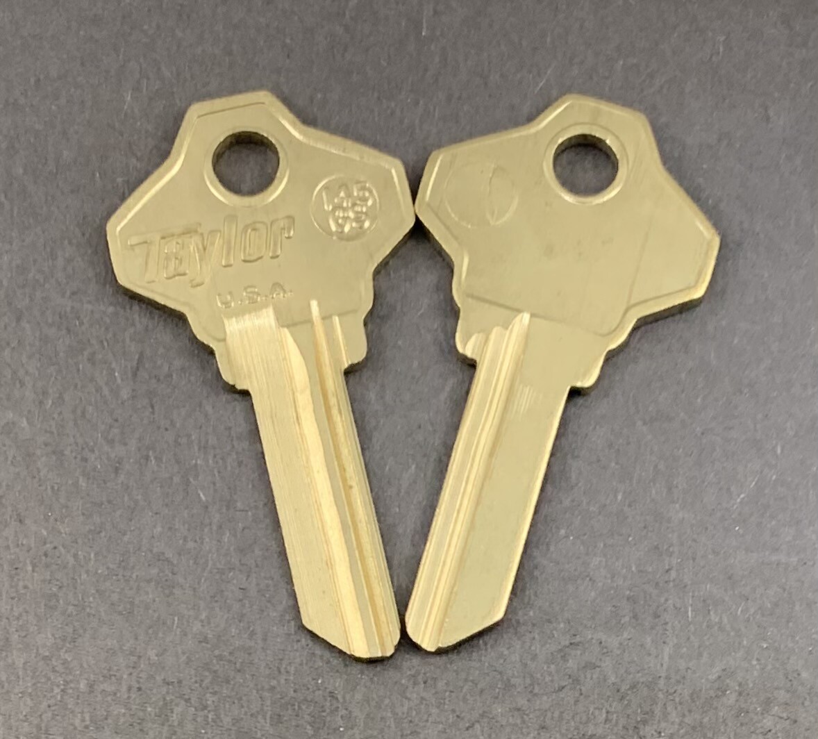 Lots of (2) 1145G 5SH7 145GS Type 5 Pin Key Blanks for Schlage 35-100G Keyway
