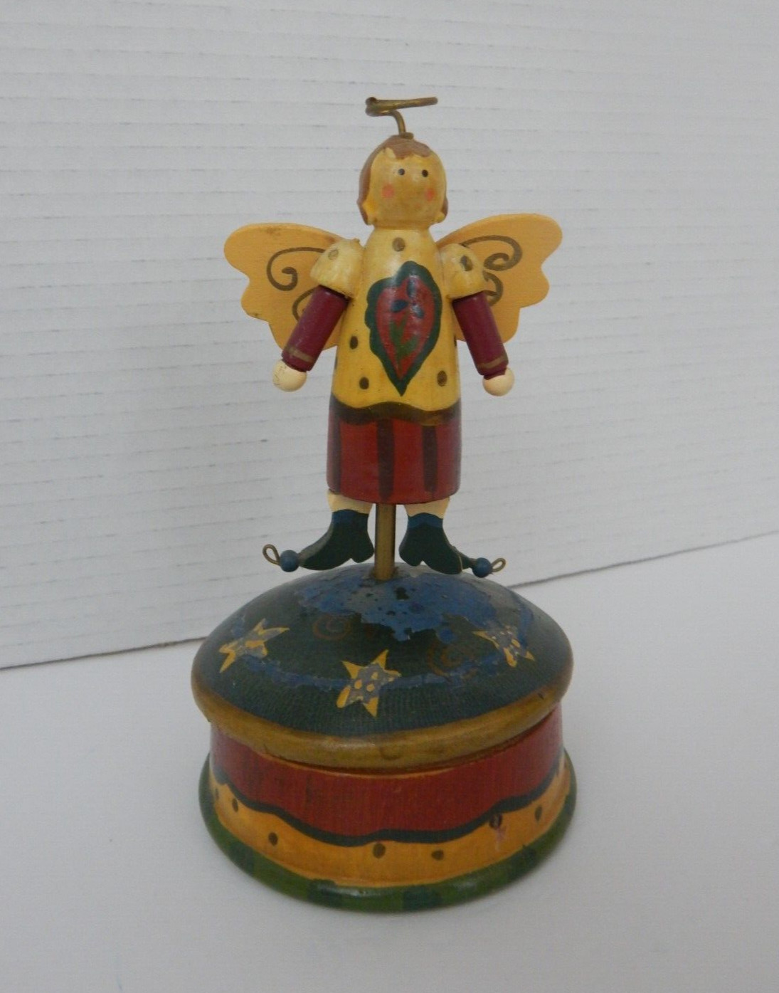 Midwest ~ Folk Art Angel Trinket Box