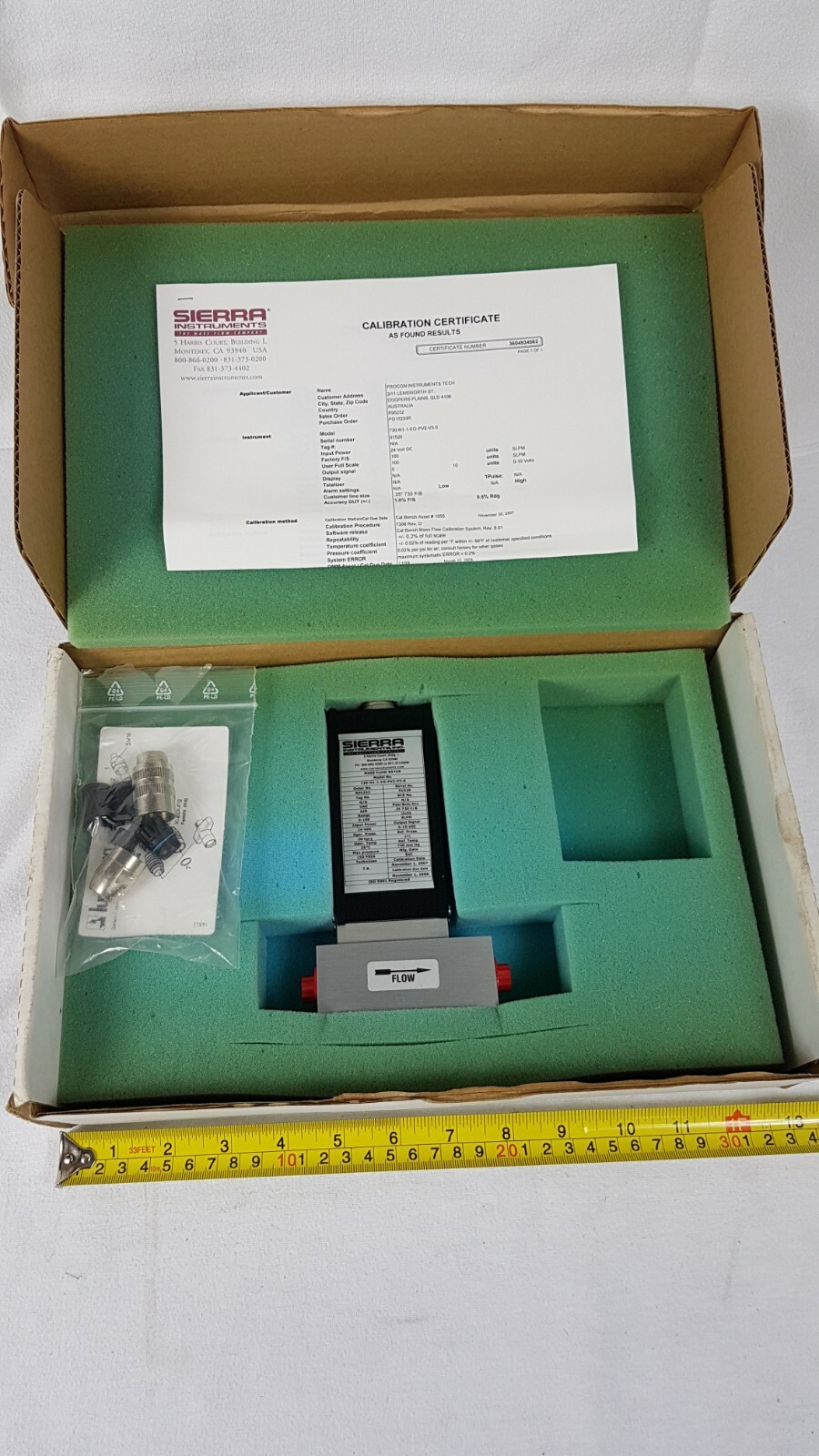 Sierra 730-N1-1-E0-PV2-V3-0 Mass Flow Meter - 150 psig - Refurbished