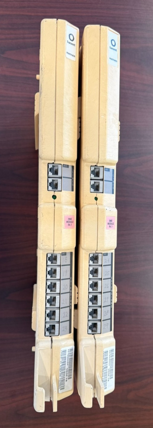 Lot of 2 Avaya, Lucent Partner ACS 206E R4.1 2 Line - 6 Station Modules