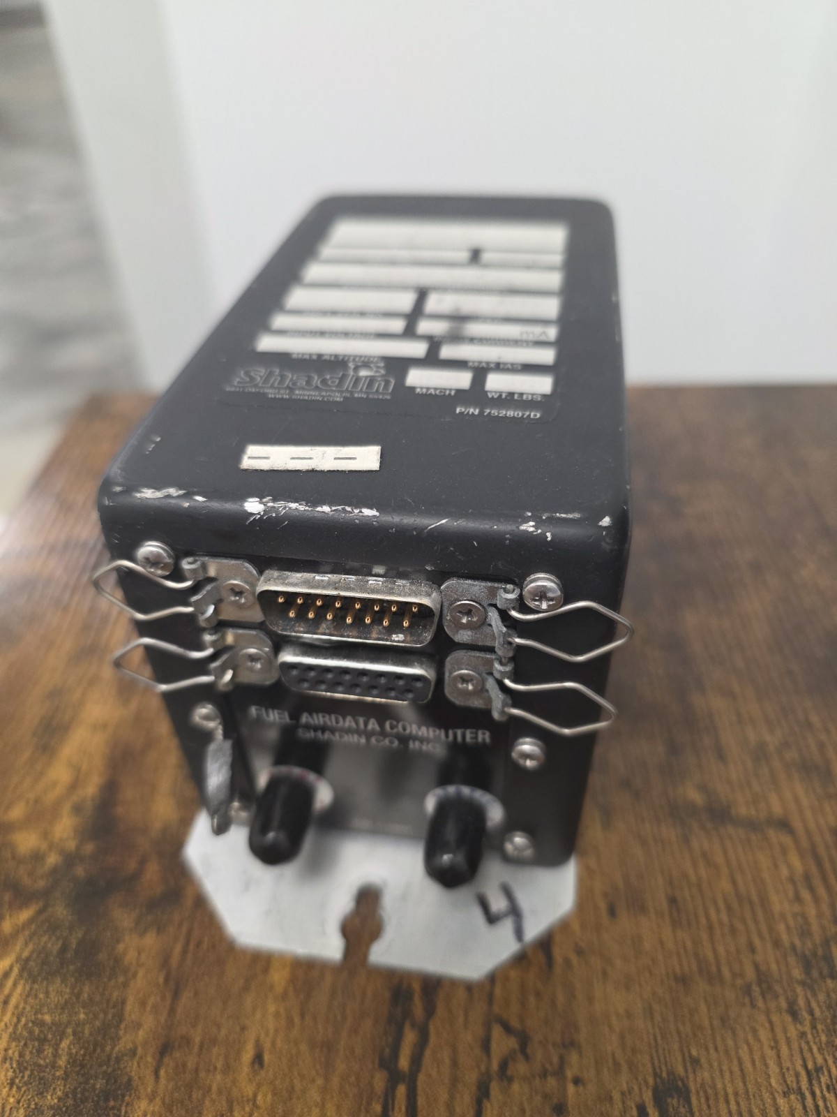 Shadin ADC-200 Analog FUEL/AIR DATA COMPUTER, P/N 962820-3