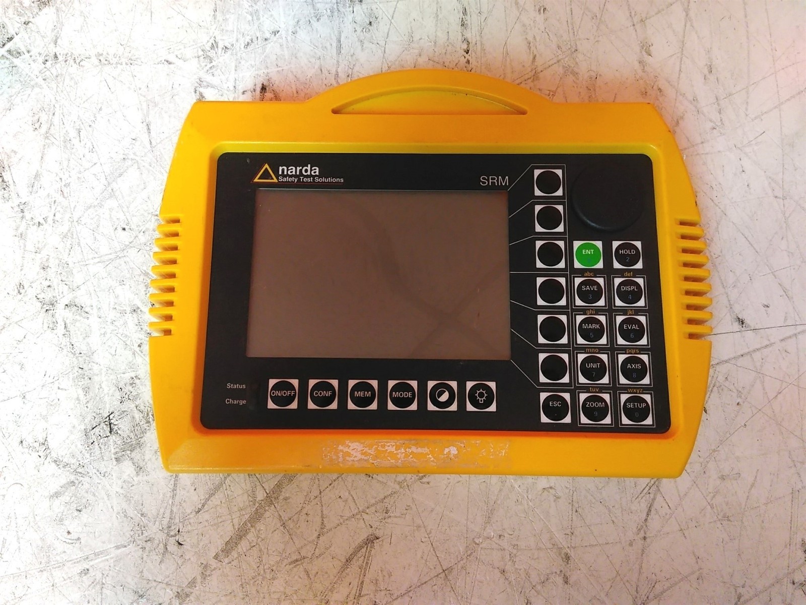 Power Tested Only Narda SRM 3001/01 100kHz-3GHz Basic Unit Radiation Meter AS-IS