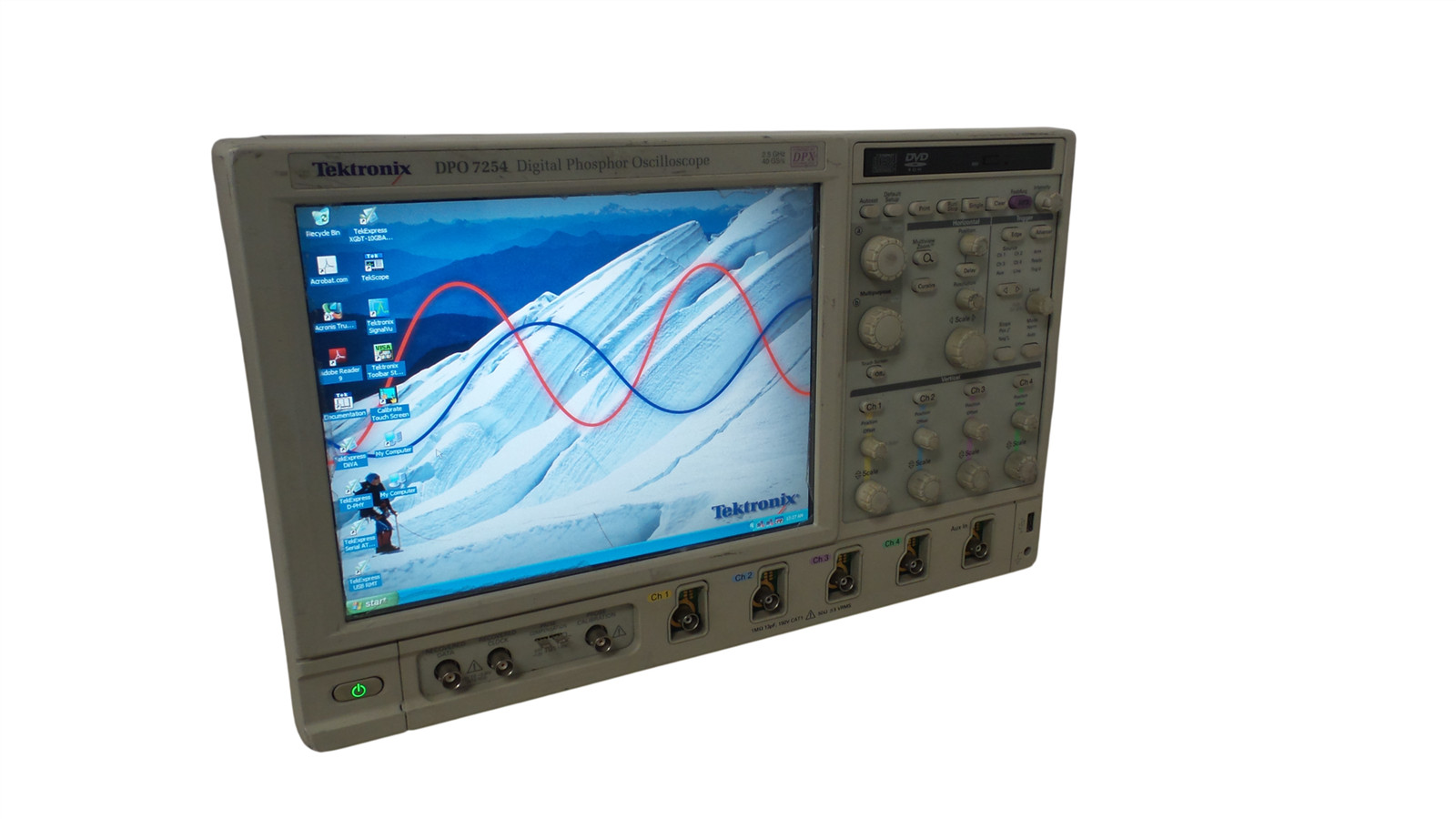 Tektronix DPO 7254 Digital Oscilloscope 2.5 GHz 40 GS/s - Free Shipping
