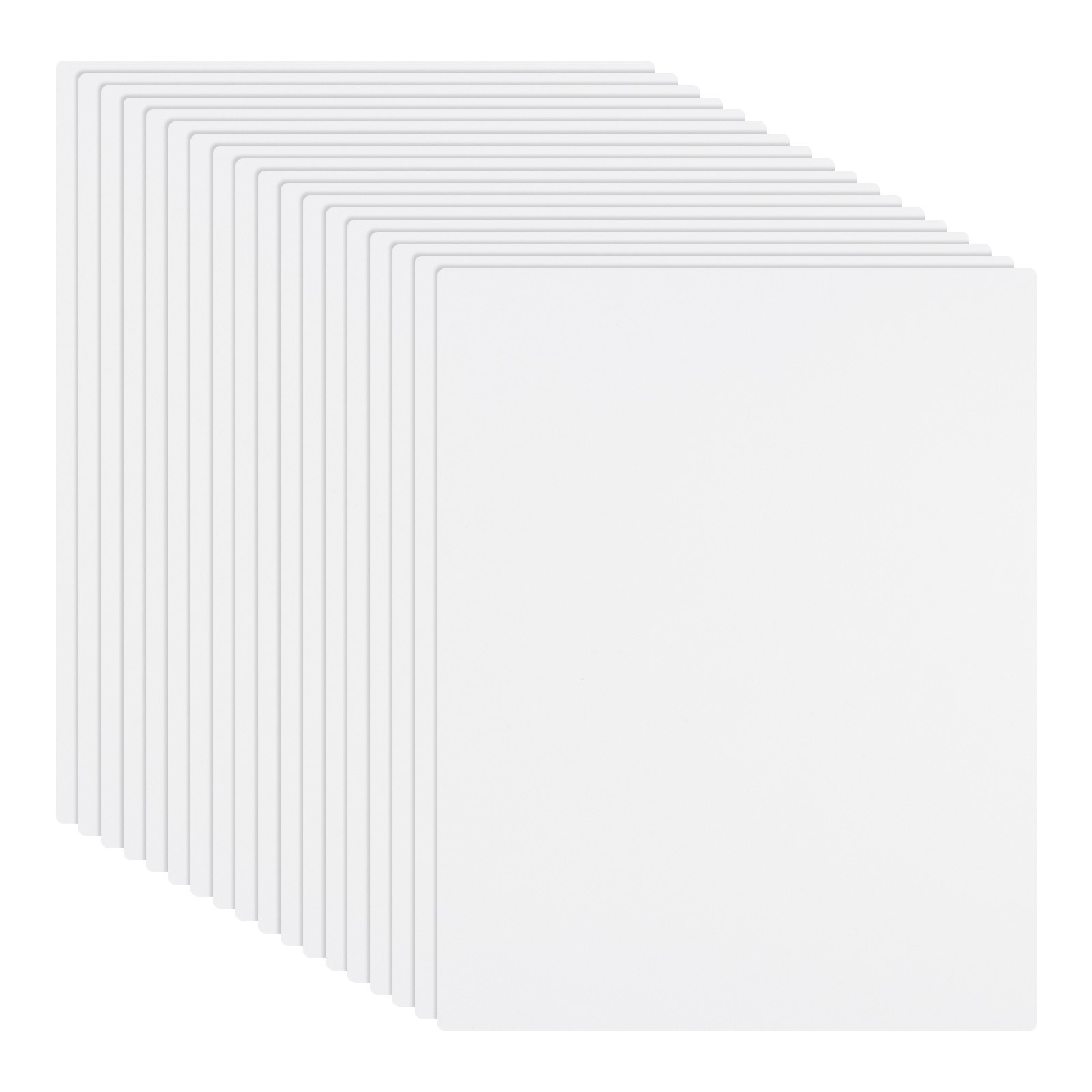 25 PCS Foam Board 11x14 Inch, White Foam Board 1/8 Inch Thick Foam Poster Board